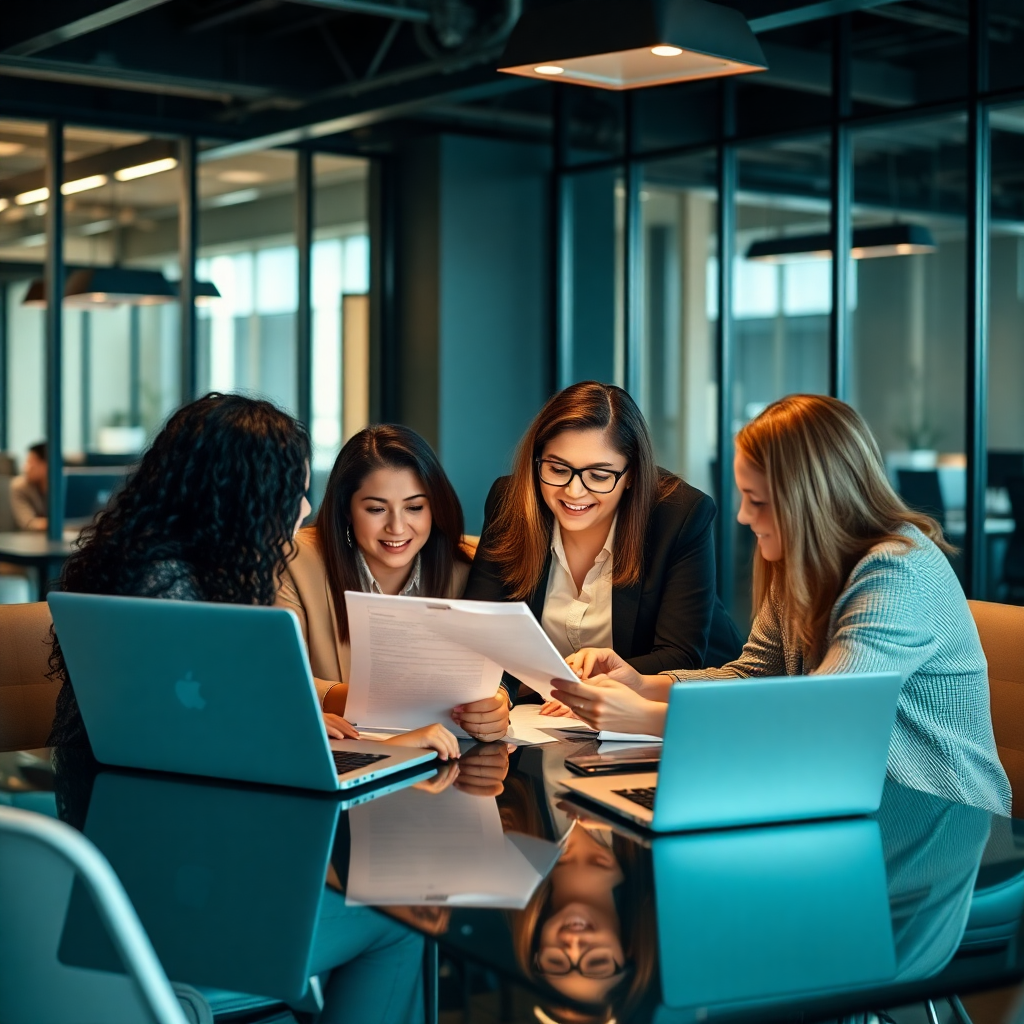 modern office team